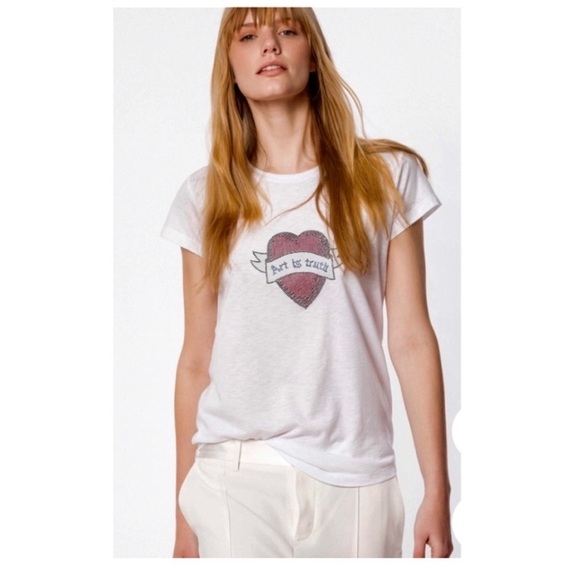 Zadig & Voltaire Art is Truth Tee. - Picture 1 of 5